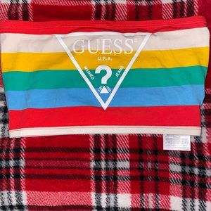 Guess crop top multi color